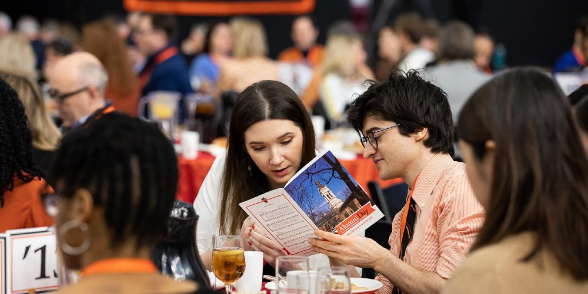 Recent alumni at Alumni Day