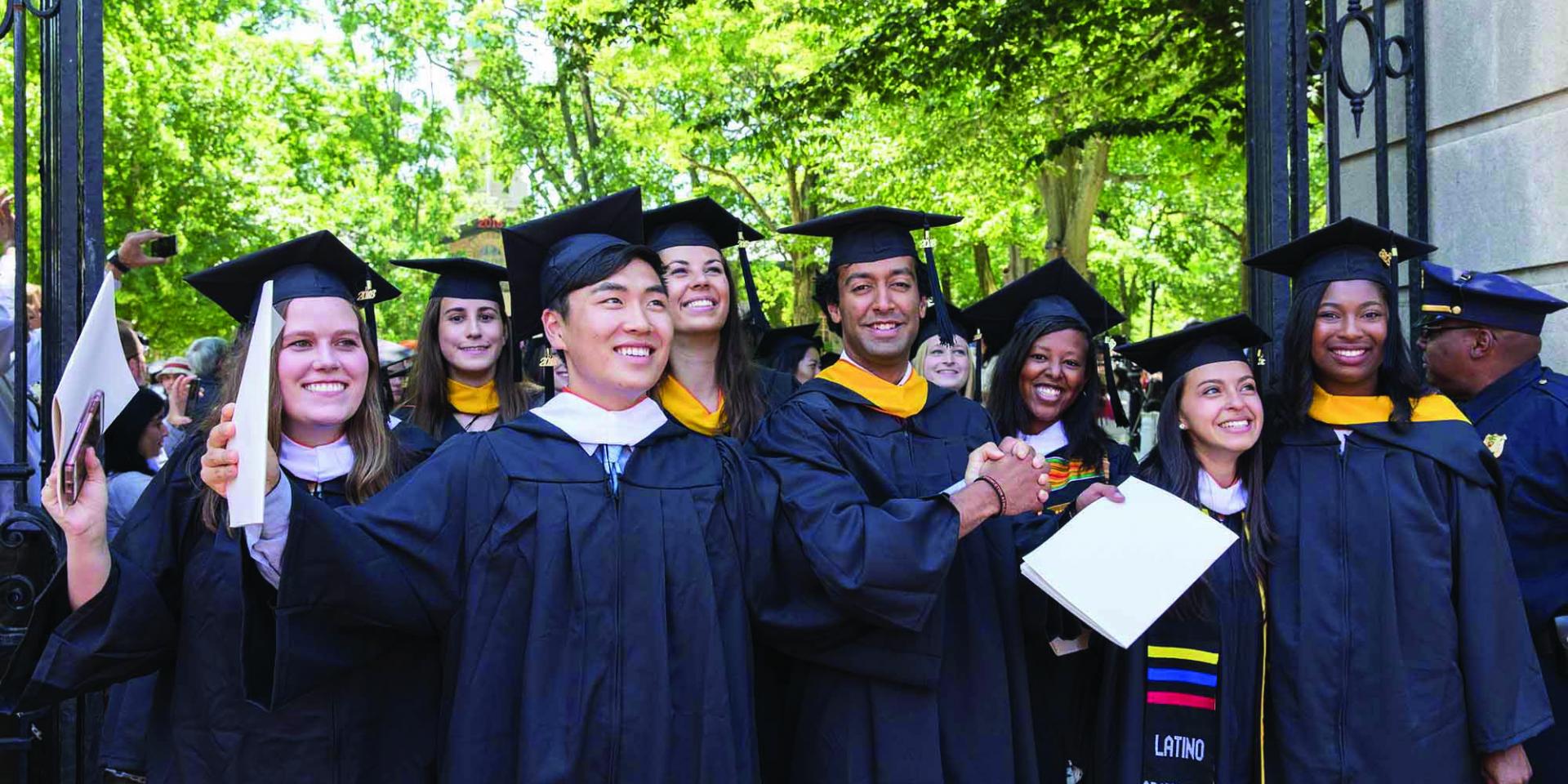 Students graduating