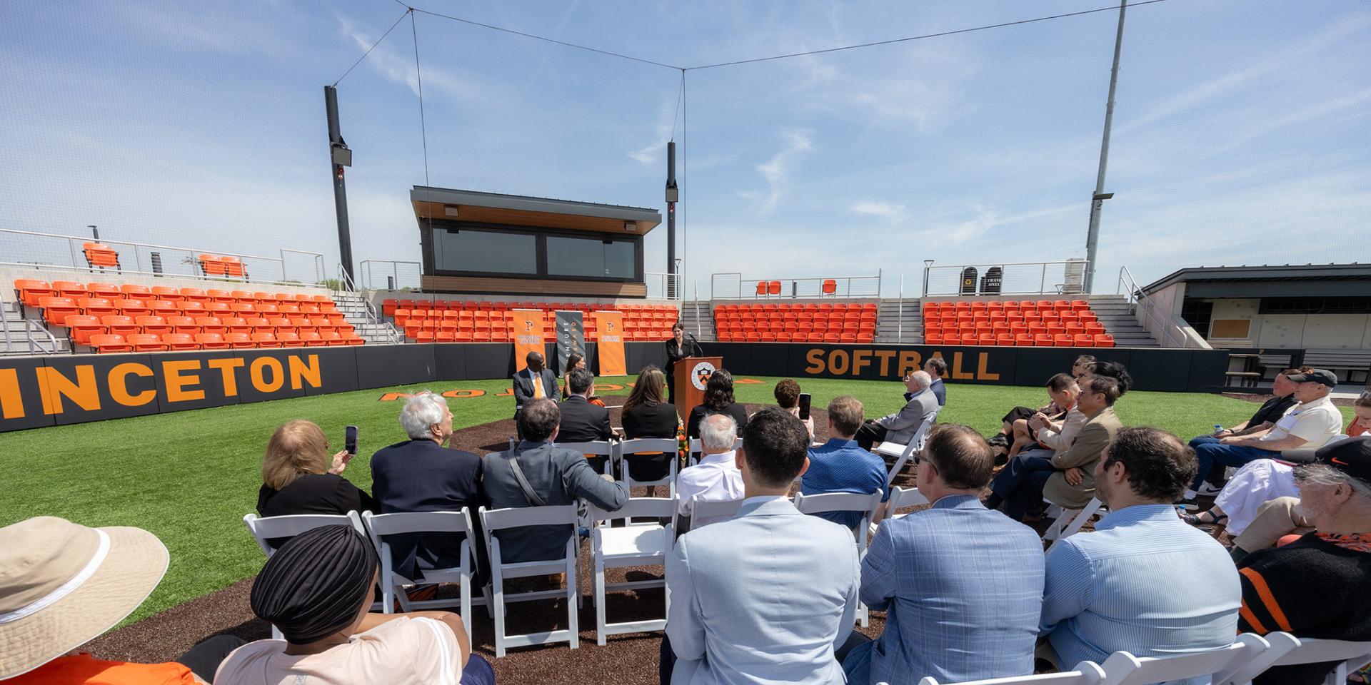 Dedication ceremony for Cynthia Lynn Paul ’94 Field