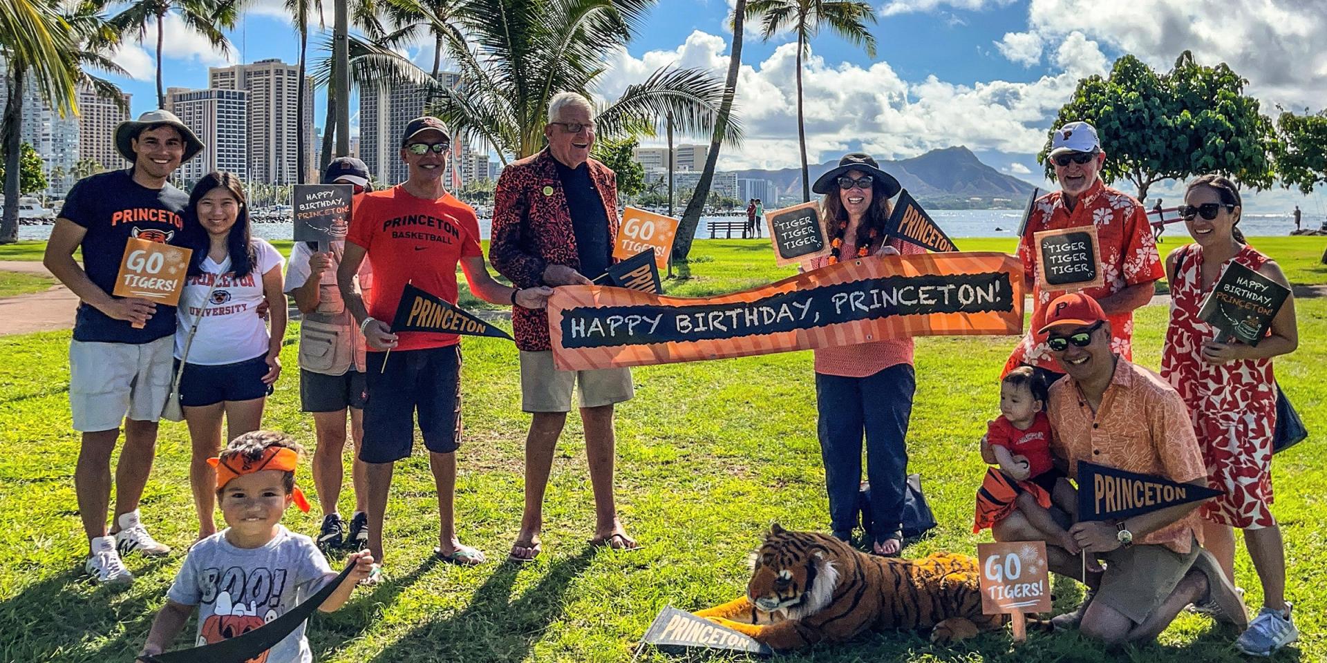 Princeton Club of Hawaii Orange & Black Day 2024