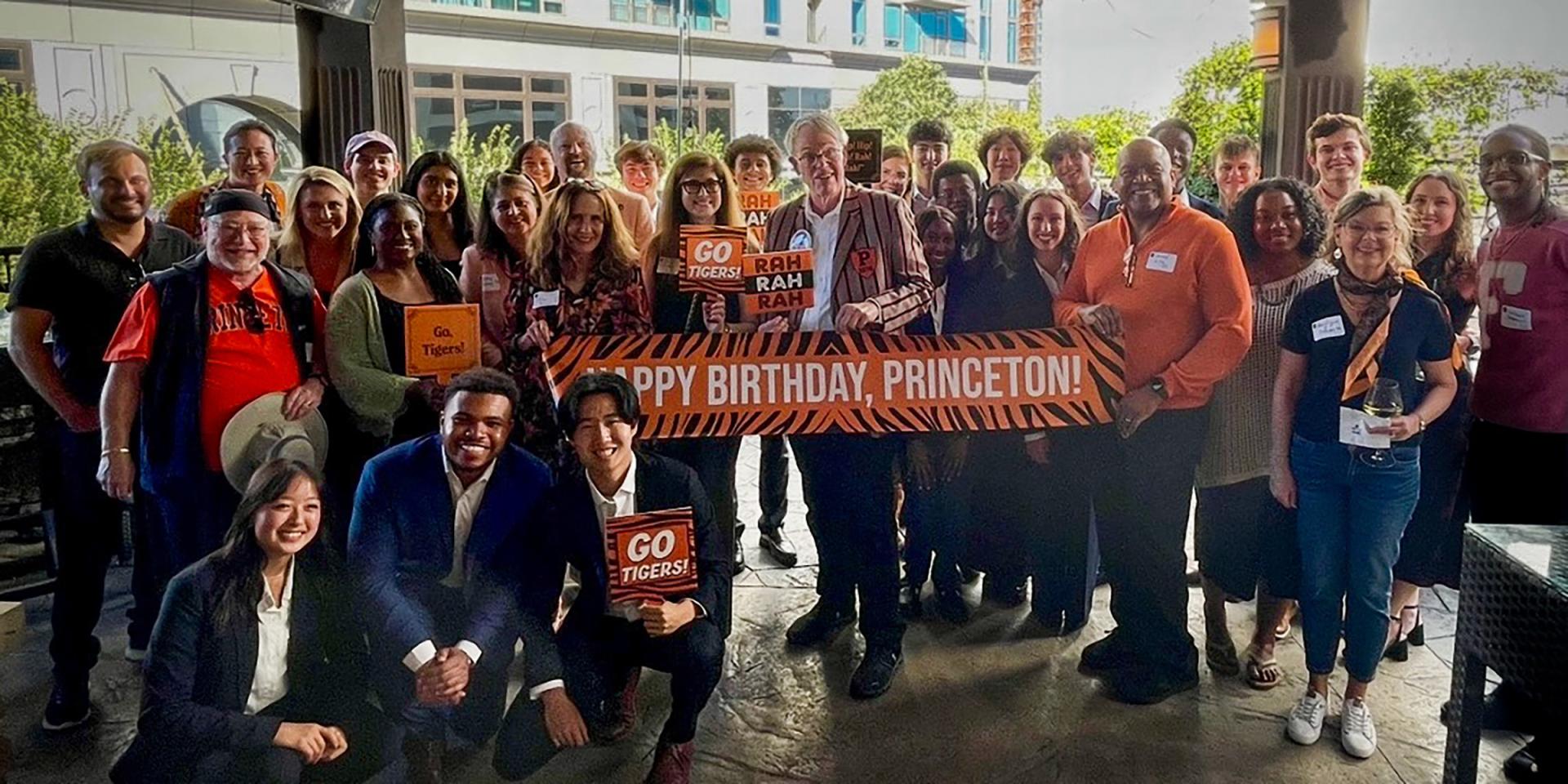 alumni celebrating orange and black day 2025