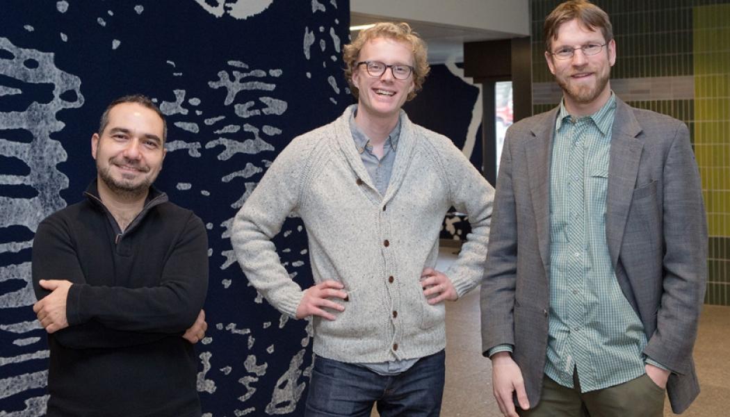 Schmidt Fund recipients Elie Bou-Zeid, Marcus Hultmark, and Forrest Meggers