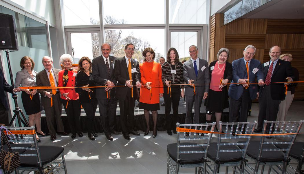 Neuroscience Building ribbon cutting