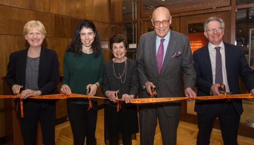 bogle hall Milberg ribbon cutting
