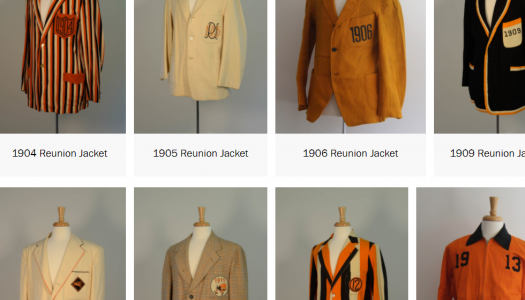 Class Jackets as they appear on a website. 