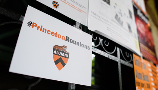 Princeton Reunions sign