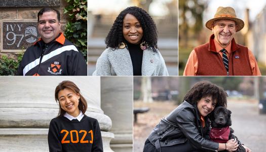 Montage of alumni photos celebrating Annual Giving campaign