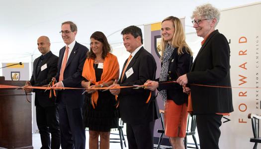James Yeh '87 and Princeton officials dedicate Yeh College