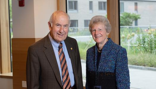 Gilbert Omenn and Martha Darling smiling