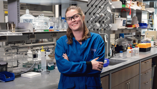 Chemistry professor Leslie Schoop