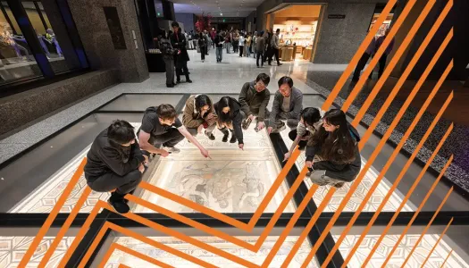 visitors at Princeton Art Museum