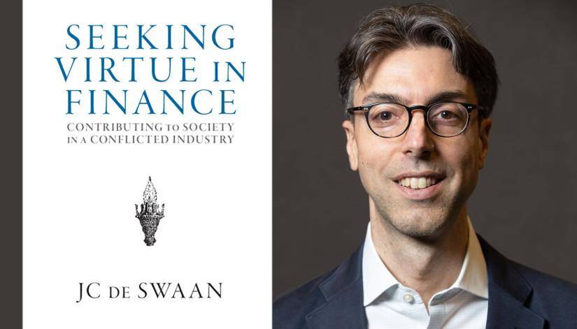 Seeking Virtue in Finance book cover with author JC de Swaan