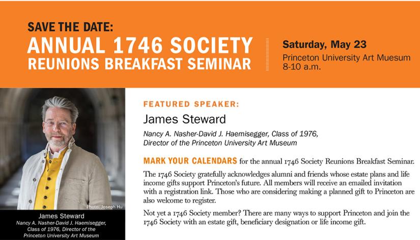 poster for 1746 Society Breakfast
