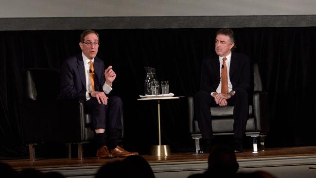 Alumni welcome President Eisgruber for regional event in Boston