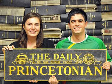 Grace Riccardi '14 at The Daily Princetonian