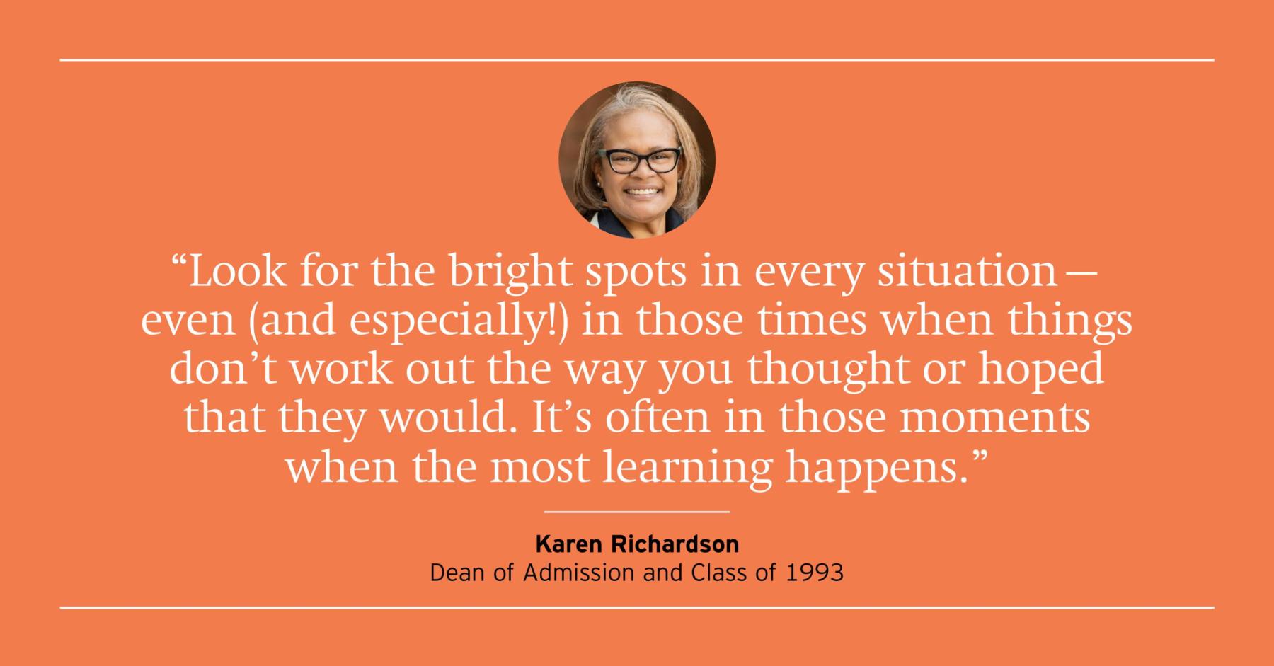 Karen Richardson photo and quote