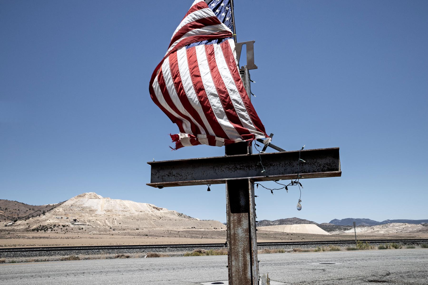 Roadside Memorial, Limestone Quarry, Lehigh Southwest Cement Plant • Tehachapi, California