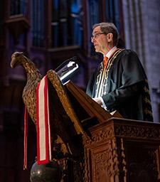 President Eisgruber honors the alumni, students, faculty and staff who died during the past year at the annual Service of Remembrance.