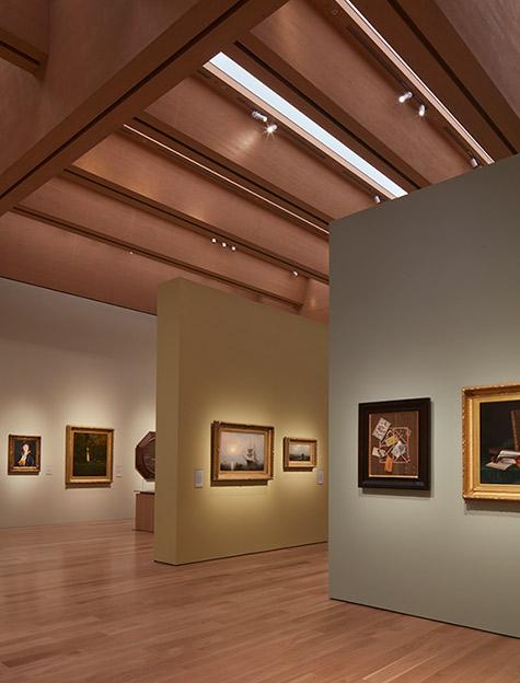 Art on the walls of the new Princeton University Art Museum