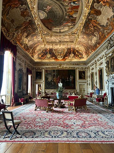 The painted ceilings of the Double Cube Room at Wilton House