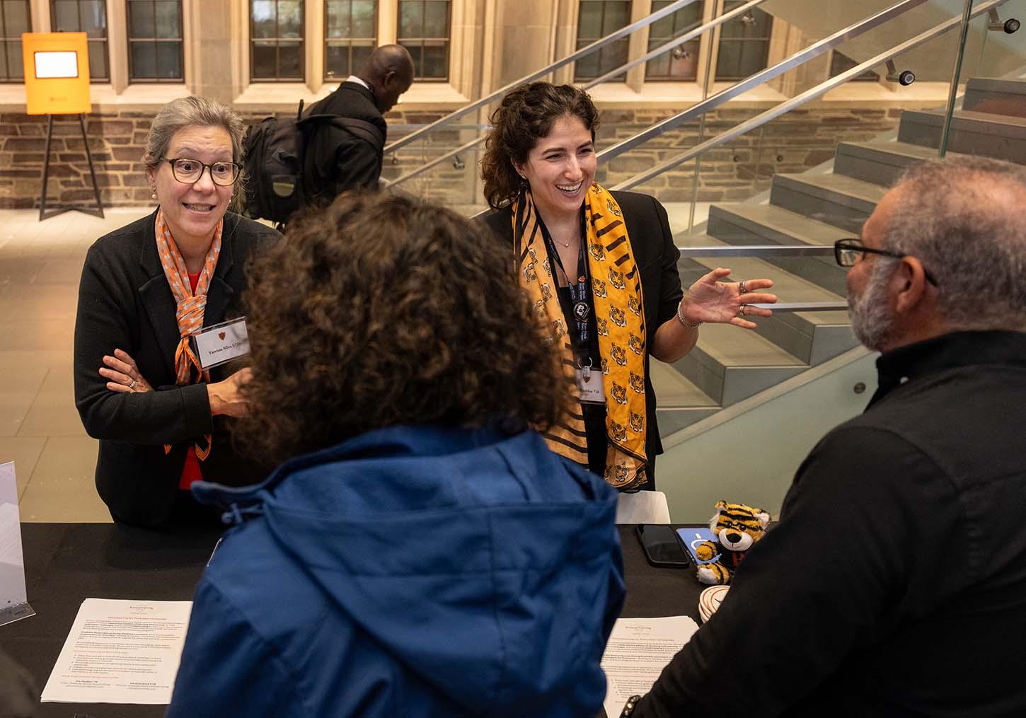 Zoe Maddox (center right) at the 'Many Minds' conference 