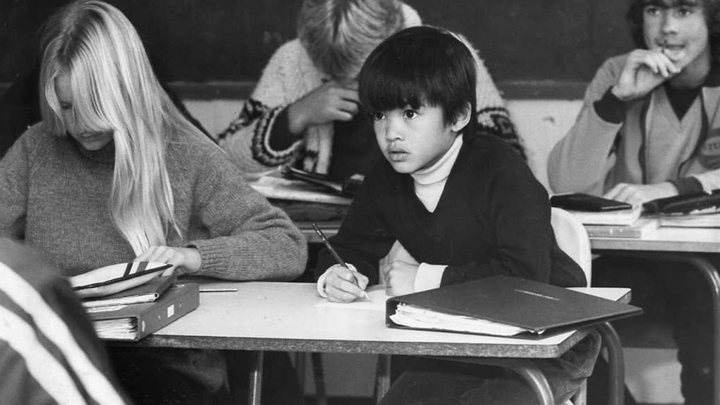Terence Tao in a high school class at age 7