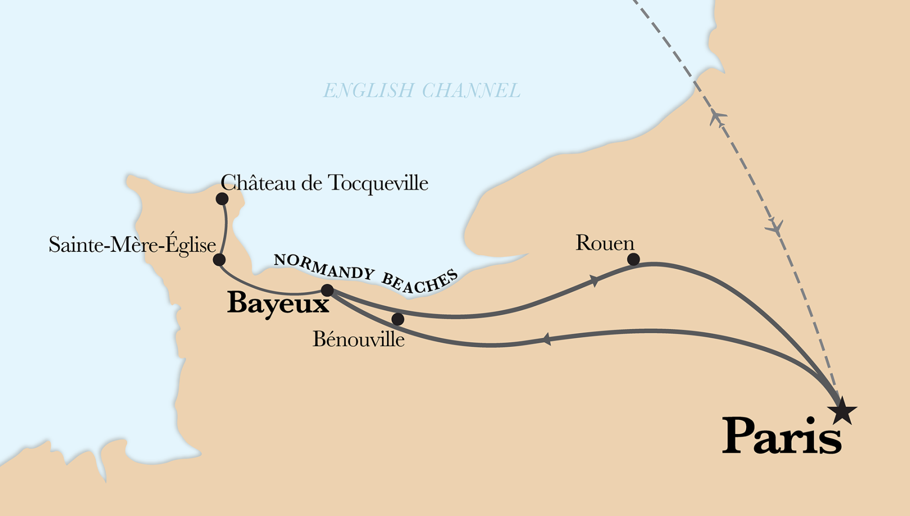 Map France for a Princeton Journey